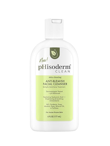 PHISODERM® CLEAN ANTI-BLEMISH FACIAL CLEANSER – 6 FL OZ