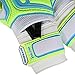 Renegade GK Vulcan Surge Goalie Gloves with Pro-Tek Finger Spines | 3.5+3mm Hyper Grip & 4mm Duratek | Neon Yellow & Blue Soccer Goalkeeper Gloves (Size 7, Youth, Roll-Neg Hybrid Cut, Level 3)