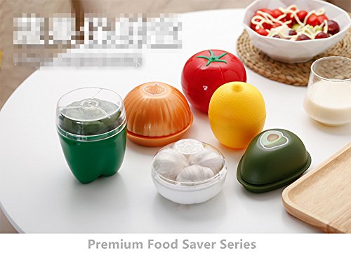KeepingcooX Onion, Tomato, and Avocado Keepers 3 Piece Set, Vegetable Shaped Food Savers - Thumbnail 5