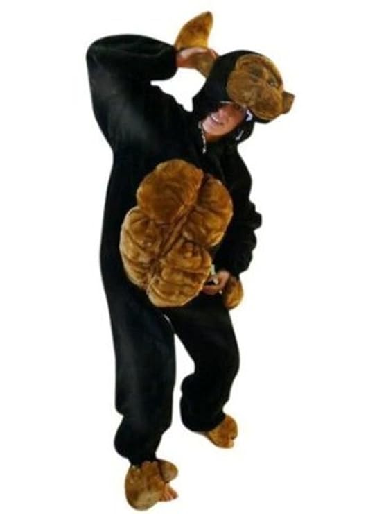 Gorilla Affen-Kostüm, F17 Gr. L- XL, Affen-Kostüme Affe Gorilla Gorilla-Kostüme Affen-Faschingskostüm, Fasching Karneval, Fas
