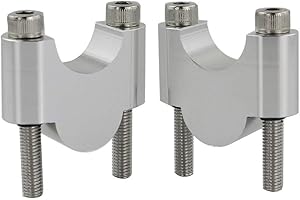 Motorcycle ADV Dirt Bike Handlebar Risers 1 1/8" 28.6mm Without Clamps, Fit for VFR1200X/CB650R, VMAX/MT-125, Street Triple, 