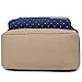 mygreen Casual Dot 14 Inch Laptop Backpacks Kawaii Girls Canvas Portable School Backpack Grey