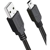 USB Charger Cord for TI-84 Plus CE Graphing Calculator,TI 89,TI-Nspire CX/CAS,TI84 Plus CE Charger Color/C Silver Edition,Charging Power Data Cable for Texas Instruments Calculator Replacement (3ft)