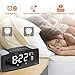 SMARTRO Alarm Clock Bluetooth Speaker for Bedrooms, Bedside, Travel, Heavy Sleepers, Dual Loud Alarm Clocks Radio, Large LED Display, Digital FM Radio, Stereo Sound, Snooze, AC& Battery Operated