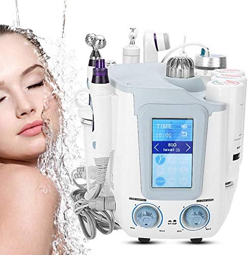 XHNICE 6 IN 1 Hydrogen Oxygen Beauty Machine, Small Bubble Deep Cleansing Beauty Instrument for Skin Rejuvenation Face Care for Home and Beauty Salons