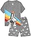 shelry Boys Pajamas Airplane Cotton Kids Clothes Short Sets Size 5Y Gray