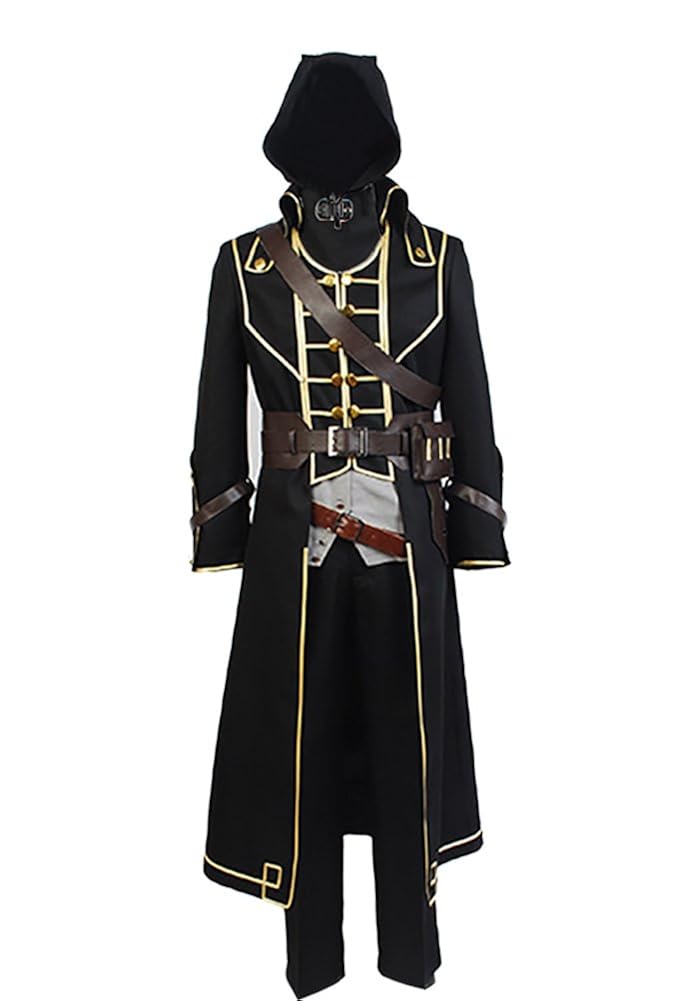 Yancos Men's Halloween Costume Corvo Attano Cosplay Costume Suit Outfit