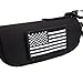 Tactical 1000D Nylon Sunglasses and Eyeglasses Hard Case with Molle System, Portable Outdoor Travel Glasses Holder(Black)