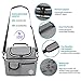 Lunch Tote Bag & Reusable Sandwich Bag Bundle - Double Compartment Lunch Tote and snack Ziploc Bag - Food Grade Quality -Insulated Lunch Box for Kids Women Men - Eco-Friendly Travel Lunch Cooler