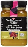 Wedderspoon Honey New Zealand 100 Percent Raw Organic Wild Rata , 17.6 Ounce
