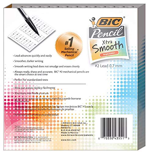 Bic Xtra Smooth Mechanical Pencils, Bright Edition - Image 2