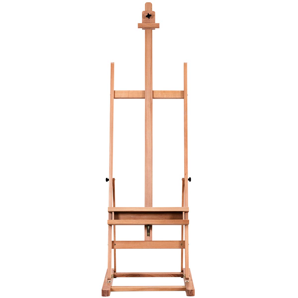 MEEDEN Large Studio HFrame Easel Floor Painting Easel Stand Holds