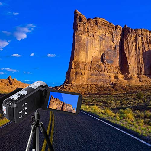 CamKing-Videocmara-Cmara-Digital-Cmara-de-Video-Full-HD-1080P-24MP-Pantalla-LCD-de-Rotacin-270