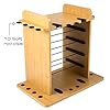 Rush-Creek-Creations-14-Fishing-Rod-Rack-with-Four-Drawer-Storage-and-Dual-Rod-Clips