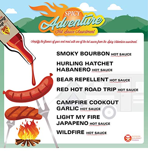 Modern Gourmet Foods - Scharfe Saucen Geschenk-Set - Hot Sauce Camper Probier-Set Mit 7 Pikanten Chili-Saucen – Bild 6