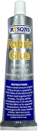 PaulStore Extra Strong Fabric Glue 50ml with Spreader for Hemming Sewing view 6