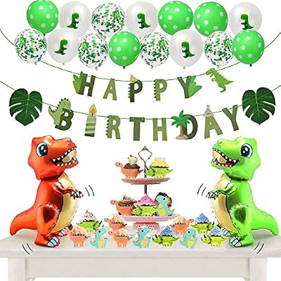 Little Siena Standing Dinosaur Party Supplies Decorations Set Kit