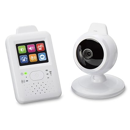 Ednet View&Care RF 250m Color blanco - Vigilabebé (320 x 240 Pixeles, 250 m