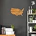 Totally Bamboo United States of America Shaped Bamboo Serving and Cutting Board