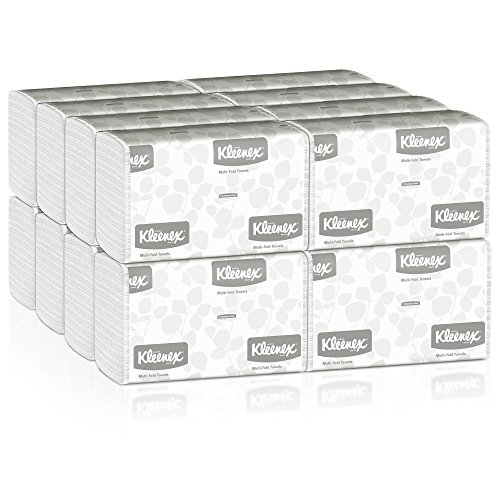 UPC 036000189025, Kleenex Multifold Paper Towels (01890), White, Case of 16 Packs, 150 Tri Fold Paper Towels per Pack (2,400 Towels per Case)