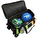 Pyramid Path Deluxe Double Roller with Oversized Accessory Pocket Bowling Bag (Lime Green/Orange)
