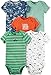 Carter's Baby Boys Multi-Pack Bodysuits 126g333, Assorted, 3 Months