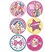 Jojo Siwa Birthday Party Favor Pack and Goodie Bag Fillers For 12 With Jojo Bracelets, Stickers, Tattoos, Unicorn Pencils, Cupcake Stampers, and Pin