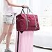 Cocoo Travel Foldable Waterproof Tote Bag Carry Storage Luggage Handbag (Wine)