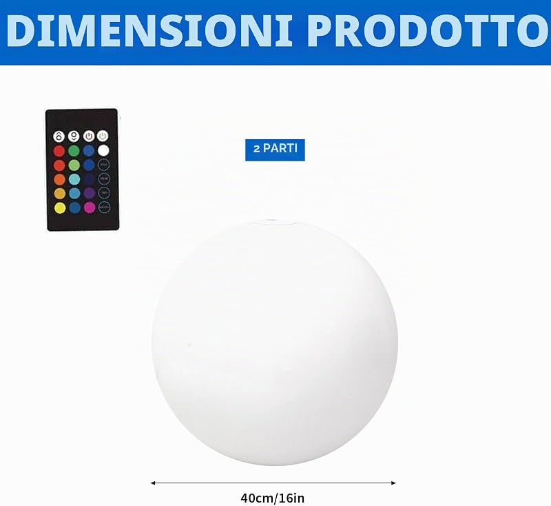 Palloni da Spiaggia LED Gonfiabili,2 Pezzi Pallone da Spiaggia Illuminato,Gonfiabile LED Palla da Spiaggias,Pallone Gonfiabile,per Feste in Spiaggias,Feste in Piscina