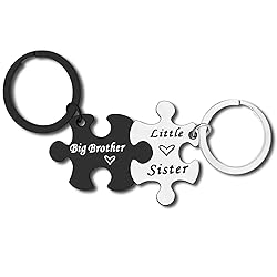 Jielahua Brother Sister Keychain Set Gifts Little