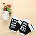 OVERMAL NEWS Fashion Socks Creative Women and Men's Letter Kntting Socks (Black2)