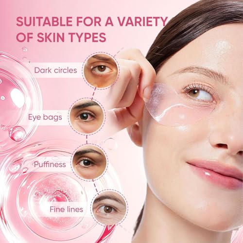 Nigwedete InstaLift PDRN & Bio-Collagen Eye Patches丨Instant Brightening & Firming丨Reduce Dark Circles, Puffiness & Wrinkles丨Niacinamide, Caffeine & Hyaluronic Acid丨Korean Eye Care Plan (8 Pairs)