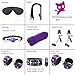 MOJOY Bed Restraints Bondage Kit, Fetish BDSM Restraints for Sex Play Sex Toys for Couple(Purple)
