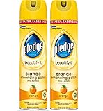 Pledge Enhancing Polish Furniture Spray - 9.7 oz - 2 pk - Orange