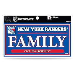 NHL Rico Industries True Pride Family Member Decal, 4 x 6-inches, New York Rangers