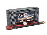 7.4V 4000mAh 2S Cell 65C-130C Shorty HardCase LiPo Battery Pack w/ 4mm Bullet/Banana & Deans Ultra Connector w/ WARRANTY - Giant Power, Dinogy, Extreme Power, RTF