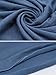 JustVH Women's Off Shoulder Ruffles Maternity Slim Fitted Gown Maxi Photography Dress Denim Blue
