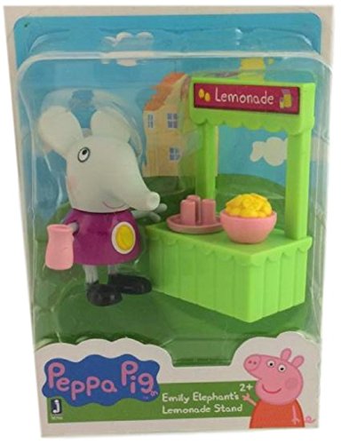 Peppa Pig Emily Elephant Lemonade Stand Figure Toy Playset