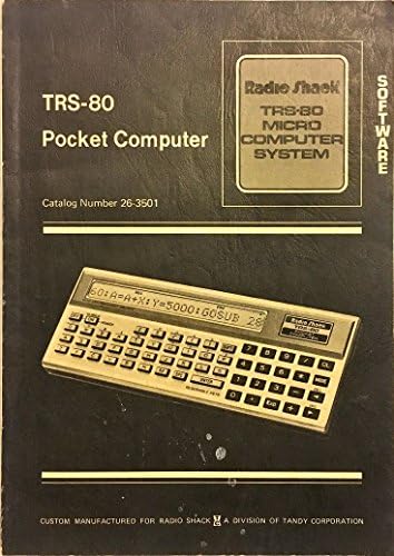 TRS-80 Pocket Computer Catalog Number 26-3501
