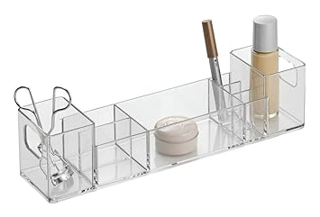 Amazon Com Mdesign Cosmetic Makeup Storage Plastic Organizer