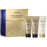 AHAVA Refresh & Hydrate Express Set – Includes Hyaluronic Acid Cream 15ml, Leave-On Mask 15ml, Mineral Shower Gel 40ml & Mineral Hand Cream 40ml – Complete Face & Body Hydration Kit
