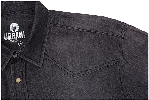 Chef Works Men's Trenton Long Sleeve Denim Shirt (SLMDE007)
