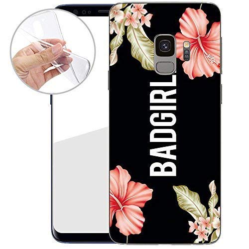 TPU phone Case Cover for the Samsung Galaxy Finoo S9 Made in Germany Case For Optimum Protection Silicone Protective Case Cover for Your Samsung Galaxy S9/Bad Girl