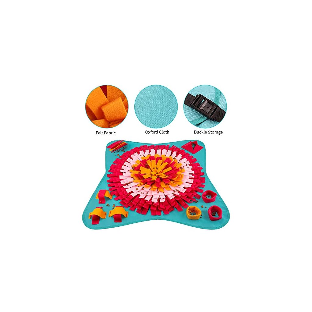 FREESOO Schnüffelteppich Hund Schnüffelmatte Riechen Trainieren