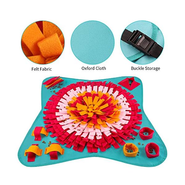 FREESOO Schnüffelteppich Hund Schnüffelmatte Riechen Trainieren