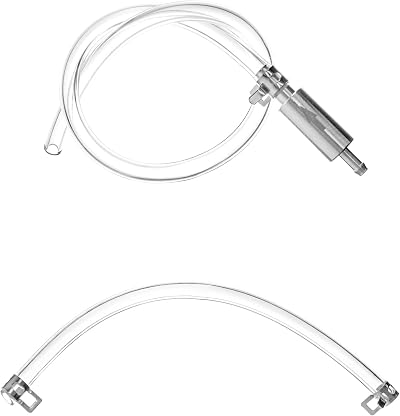 QWORK Brake Bleeding Kit Universal Hydraulic Clutch Bleeding Hose One Way Valve
