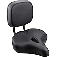 MEGHNA Bike Saddle with Backrest Replacement Soft Back Rest PU Cushion for Mountain Bike Tricycle Commuter Bike