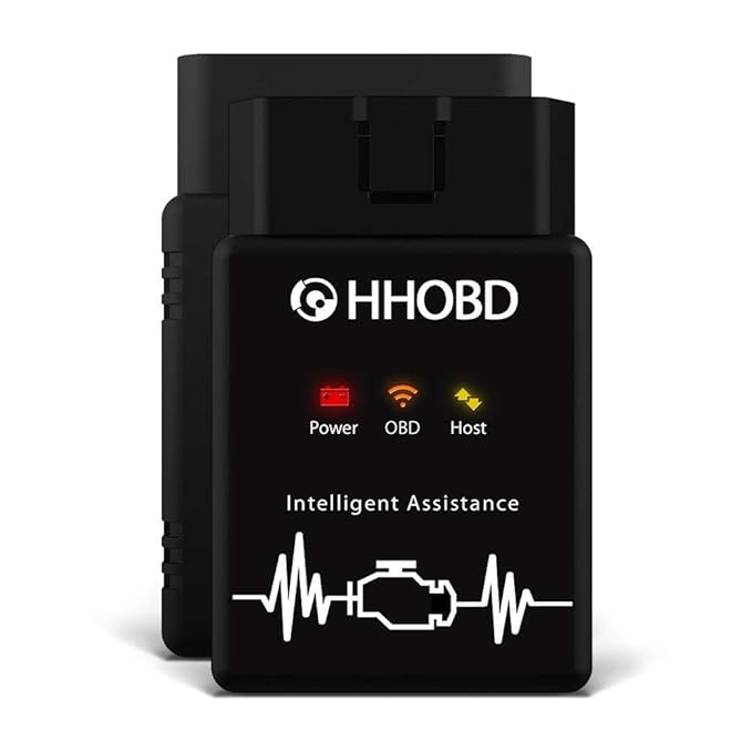 EXZA® HHOBD® WiFi, OBD2 Diagnosegerät, Kompatibel mit iOS, Android, Windows, Auto OBD 2 Diagnose