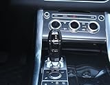 Carbon Fiber Style ABS Plastic Gear Shift Head Cover Trim For Land Rover Range Rover Sport 2014-2017