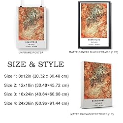 St. Augustines Map Poster, Florida Map Art